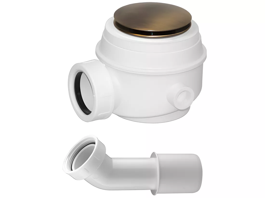 Bonde De Douche Laiton Antique Pop-Up