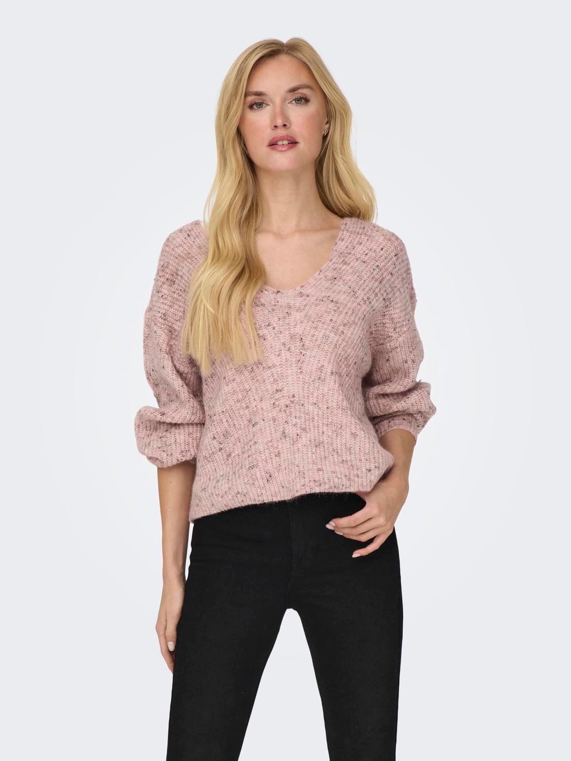 ONLVENEDA Strickpullover Pale Dogwood