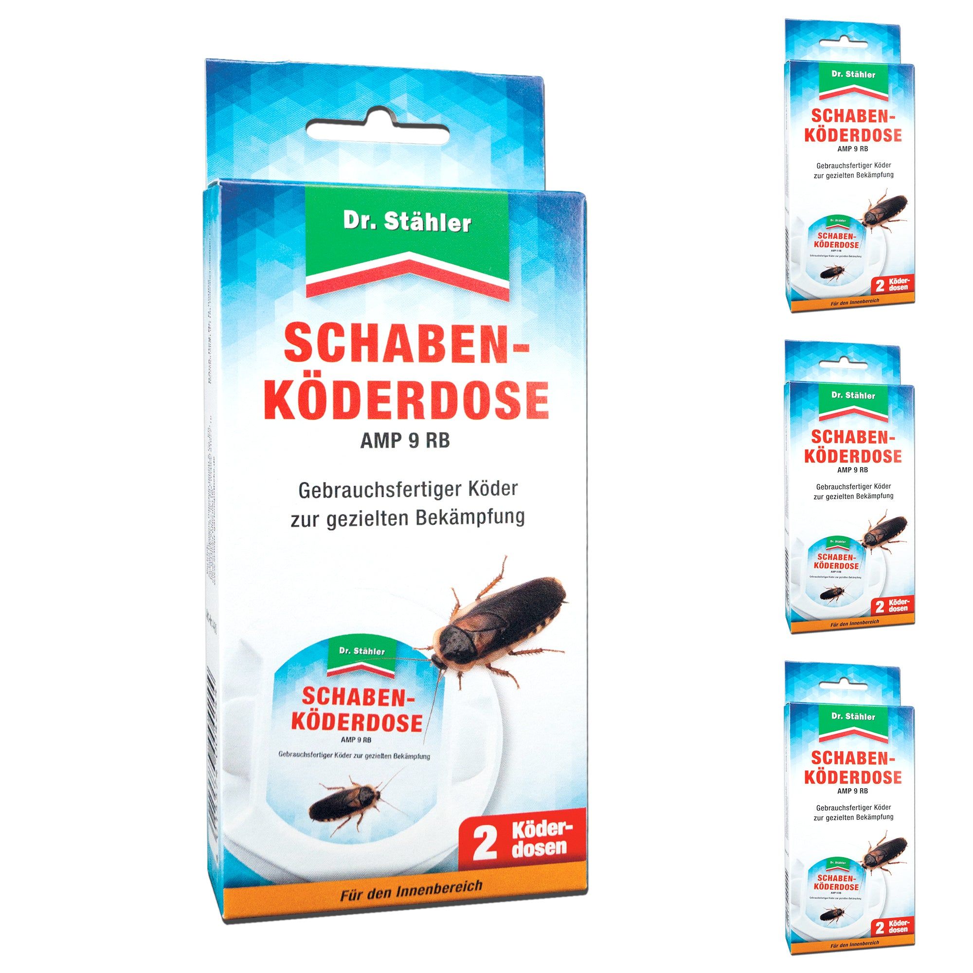 SILBERKRAFT Schaben Köderdose