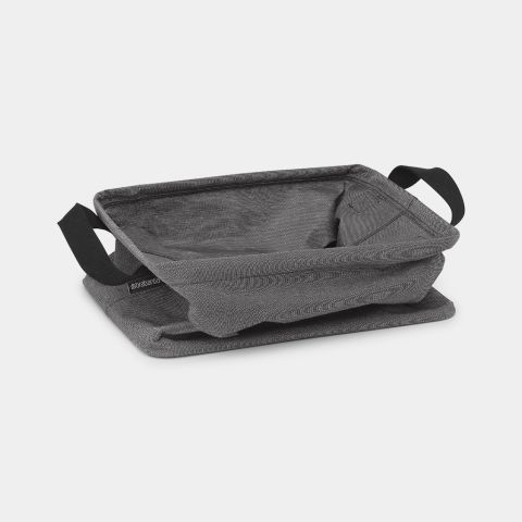 Wasmand opvouwbaar, 35 liter - Pepper Black
