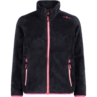 CMP Girls Highloft Fleecejacke Antracite / Gloss Kinder