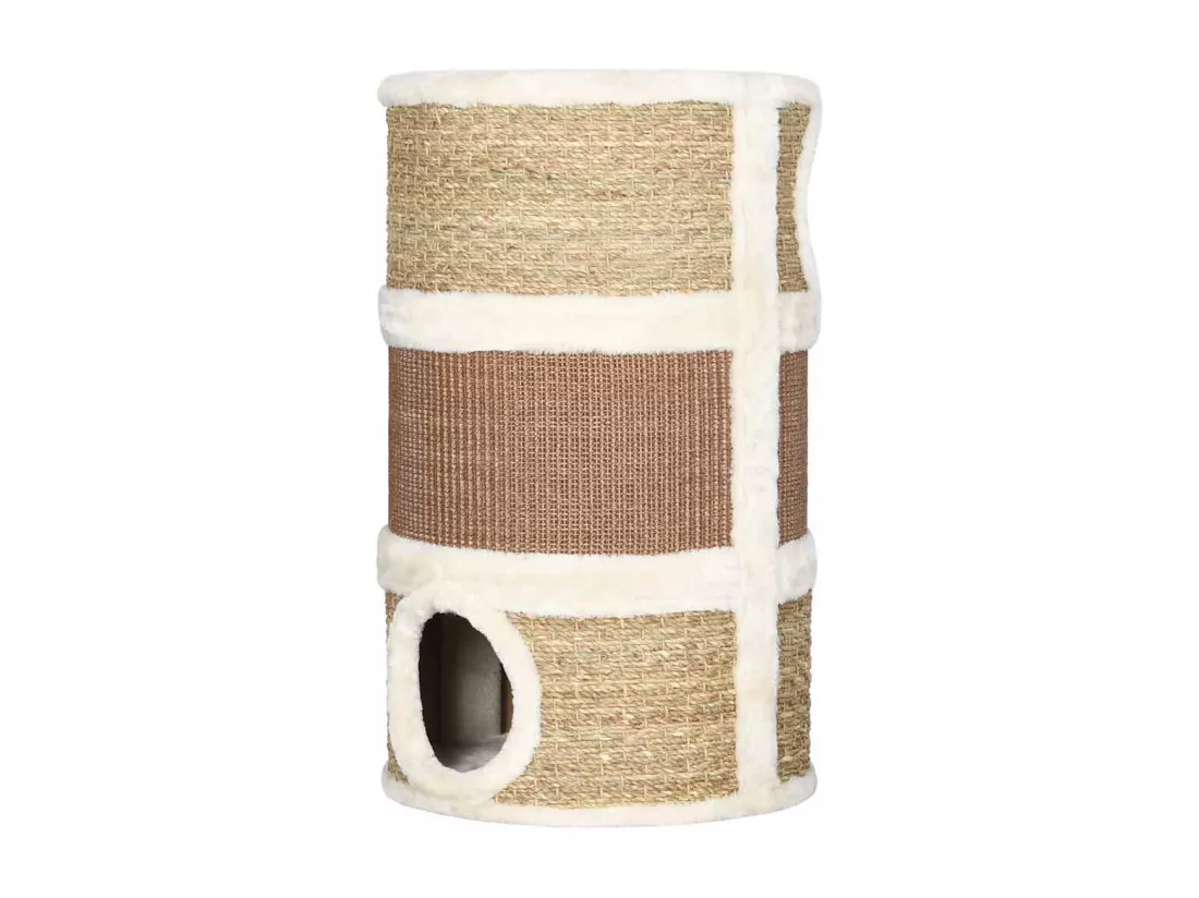 Tonneau à gratter pour chats 60 cm Herbiers marins