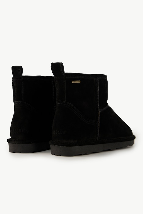Axelda Lammfell-Boots, Veloursleder, Weite H
