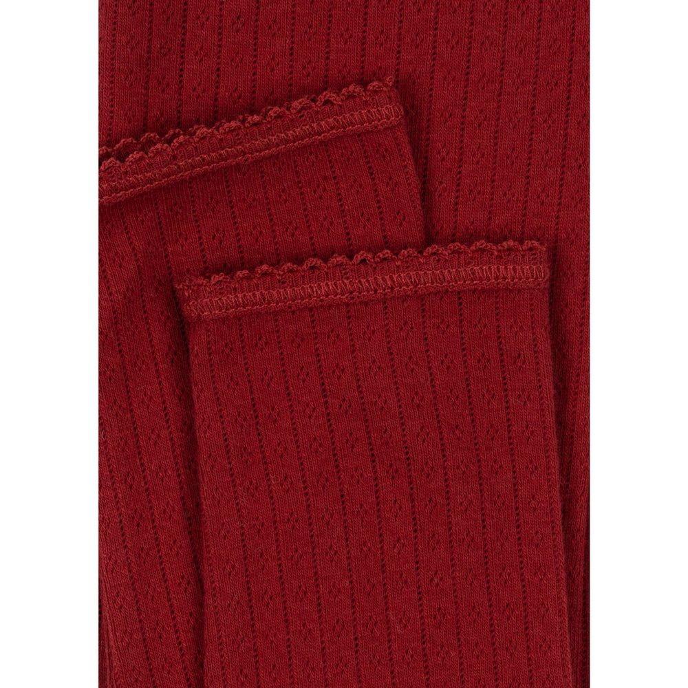 Køb Konges Sløjd Red Dahlia Minnie Bukser GOTS | Luksusbaby