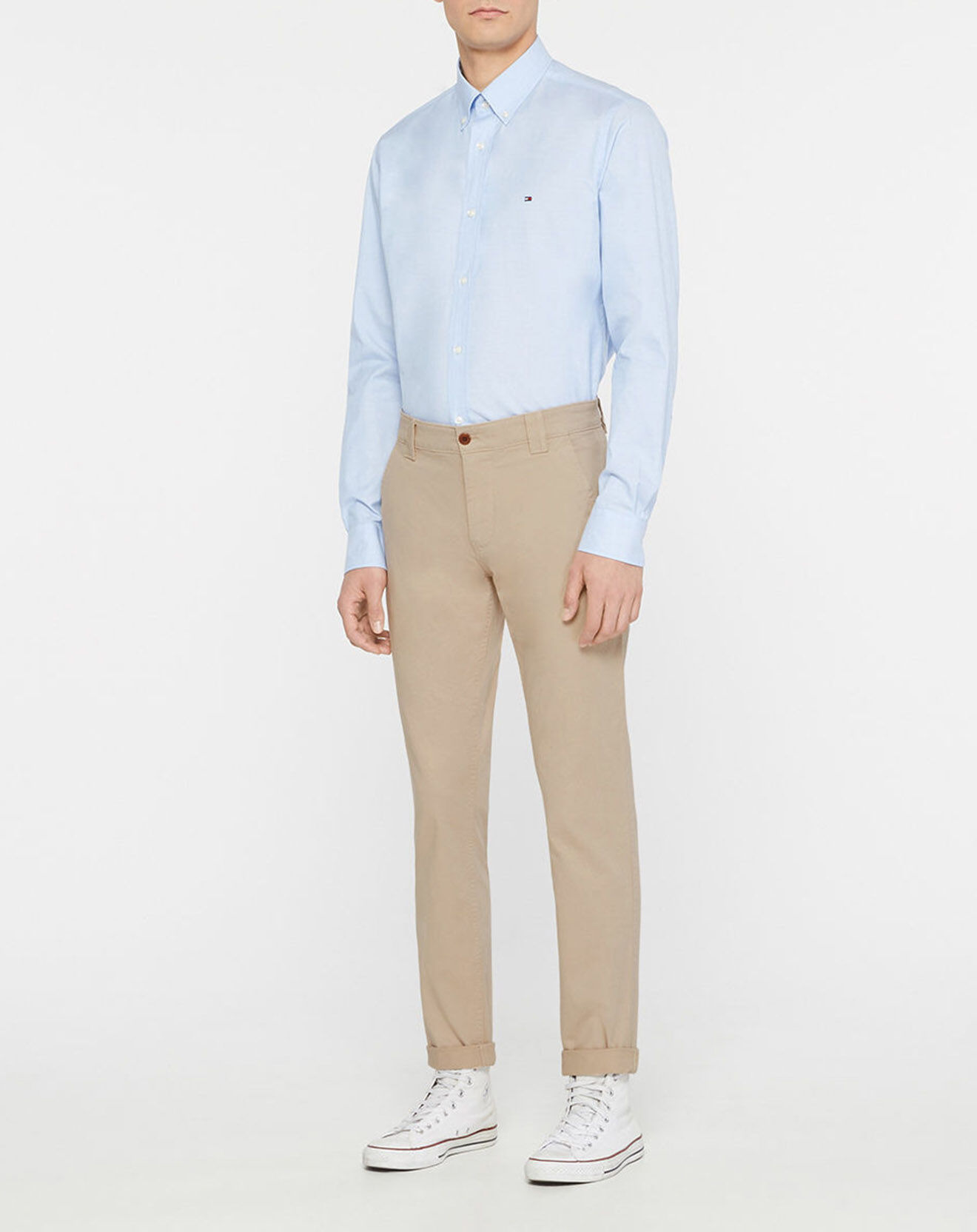 Tommy Jeans Pantalon chino Scanton beige clair