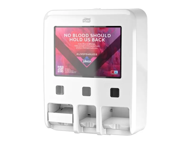 Dispenser Tork Period Care - til Libresse bind/tampon - til vægmontering
