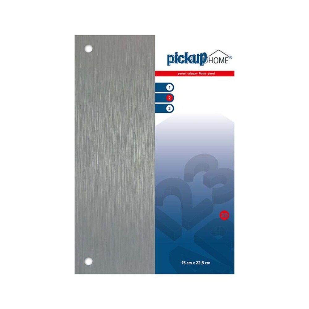 SKILT PICKUP 3D HOME PANEL ALUMINIUM 22,5 X 15 CM
