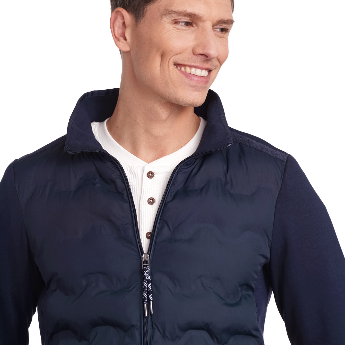 VanVaan Herren Jacke mit gesteppter Front dunkelblau