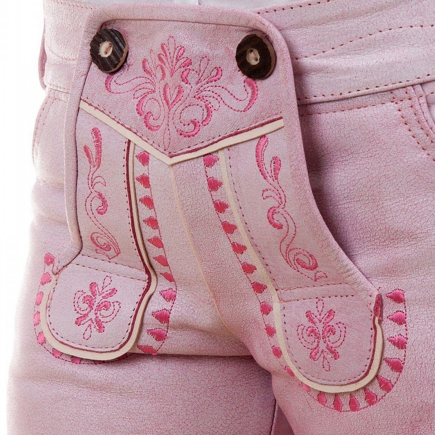 Damen Ledershorts