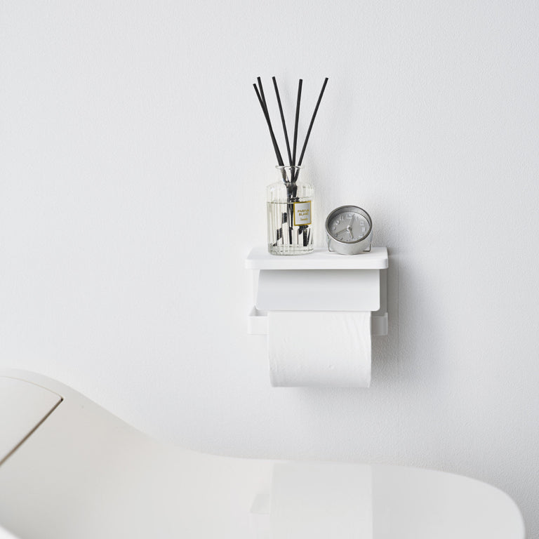 Yamazaki Tower Toiletrolhouder wandmontage - Wit