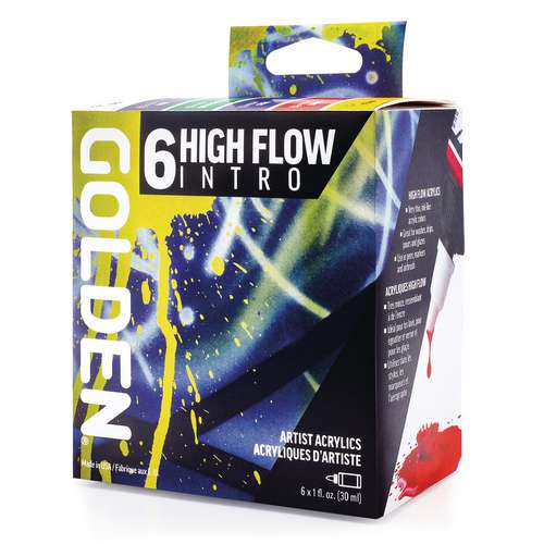 GOLDEN High Flow Acrylfarbe Intro-Set