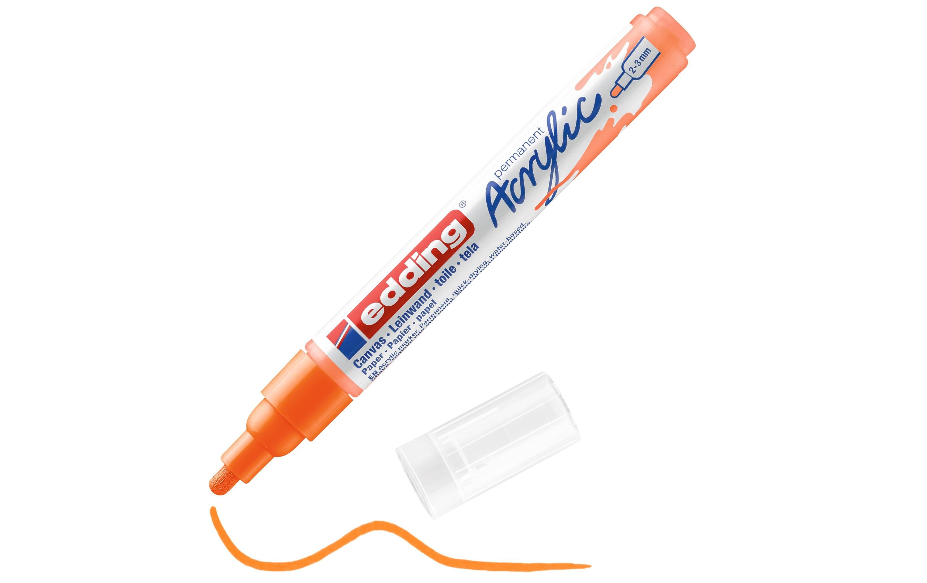 Acrylmarker 5100 Medium, NeonorangeSchnelltrocknende Acrylstifte