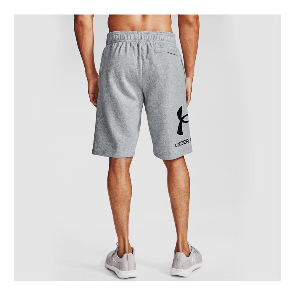 Under Armour RIVAL FLEECE BIG LOGO - Short Homme gris