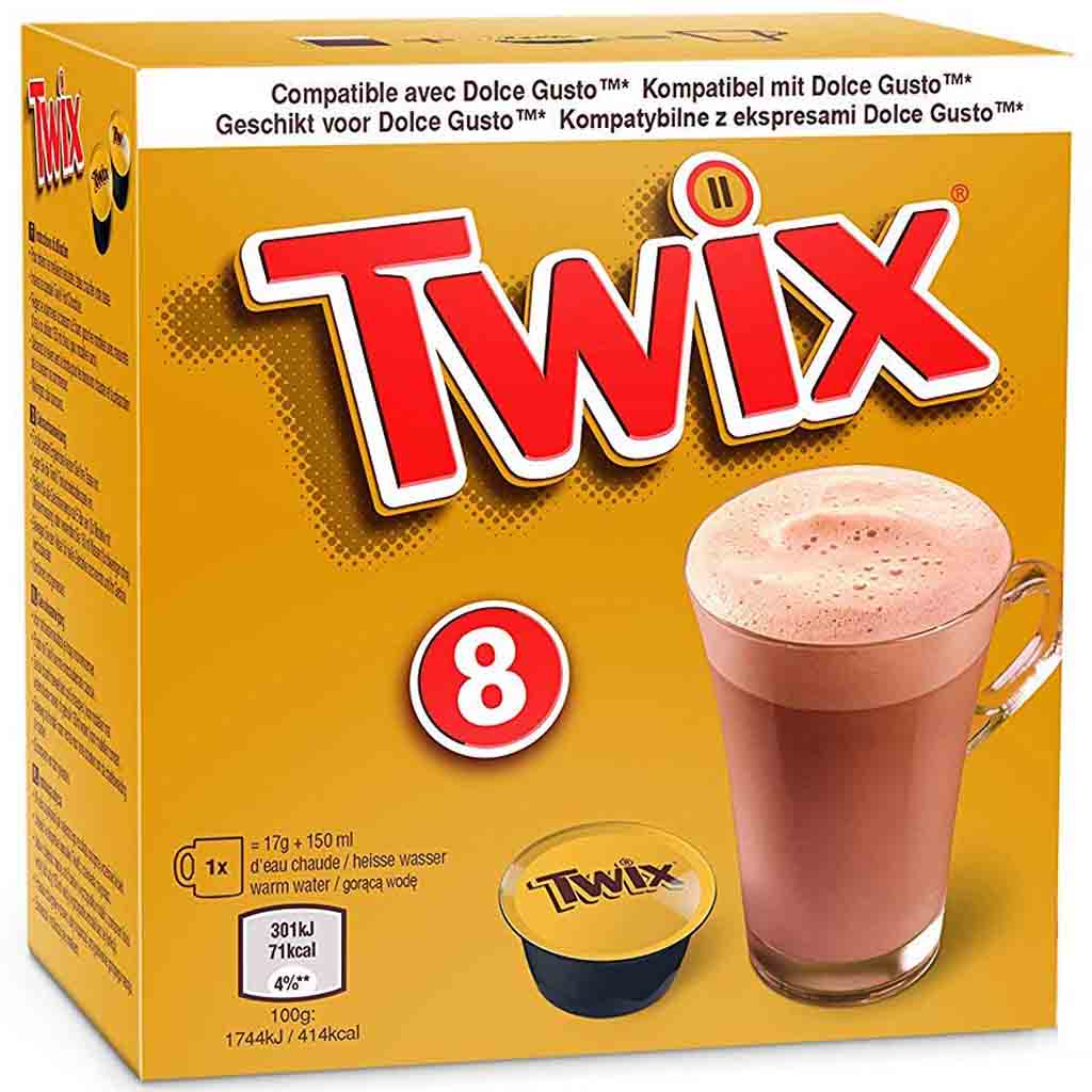 Twix Dolce Gusto Kapseln 8 Tassen 120g MHD:30.1.26