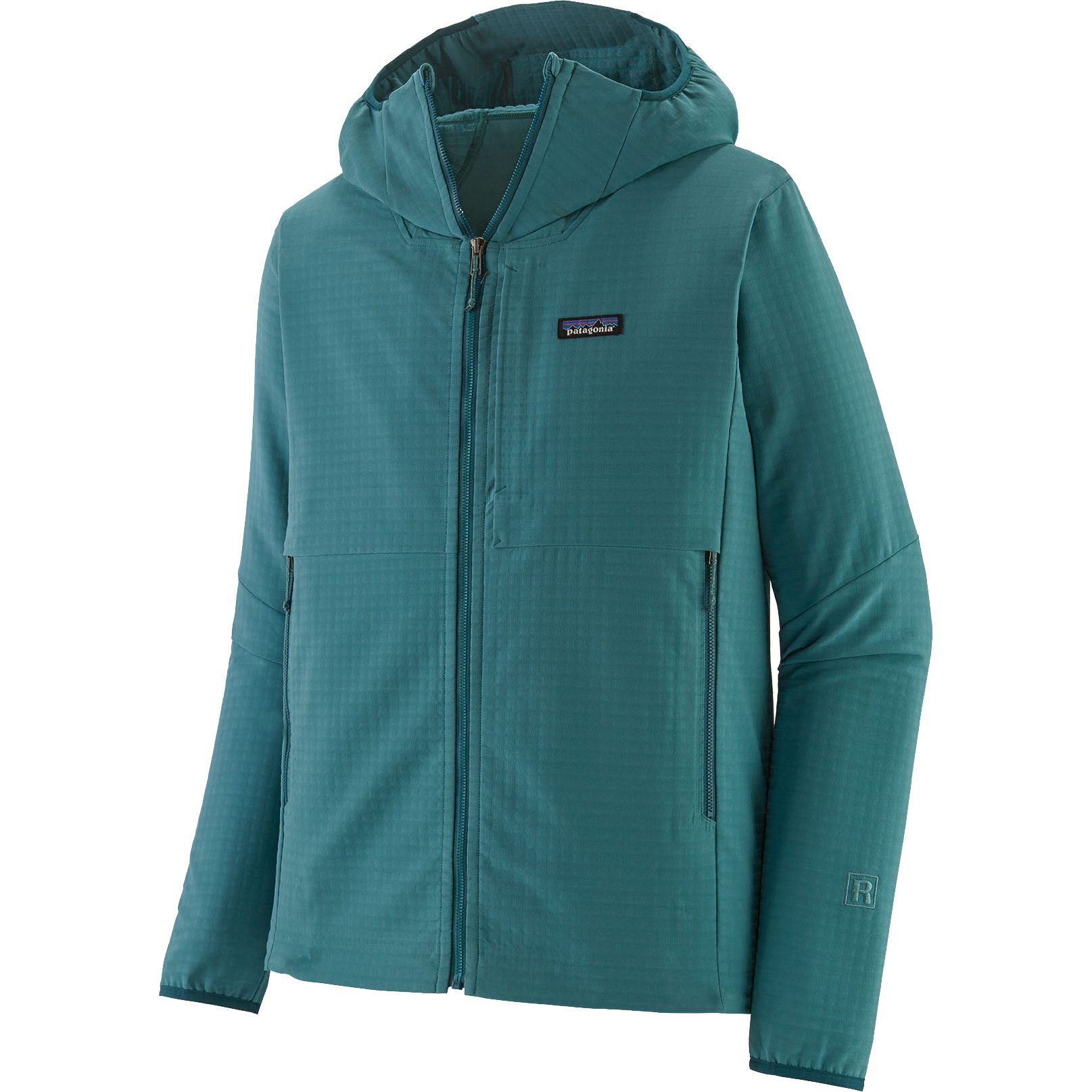 Patagonia R1 TechFace Hoody Fleecejacke Herren wetland blue
