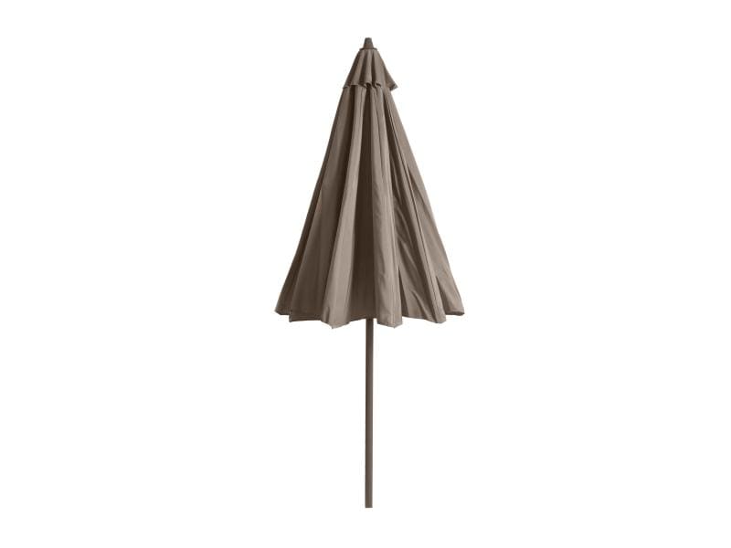 COCON Sonnenschirm TR-004, Ø 270 cm, Push-up, Taupe Must-Have an heissen Sommertagen