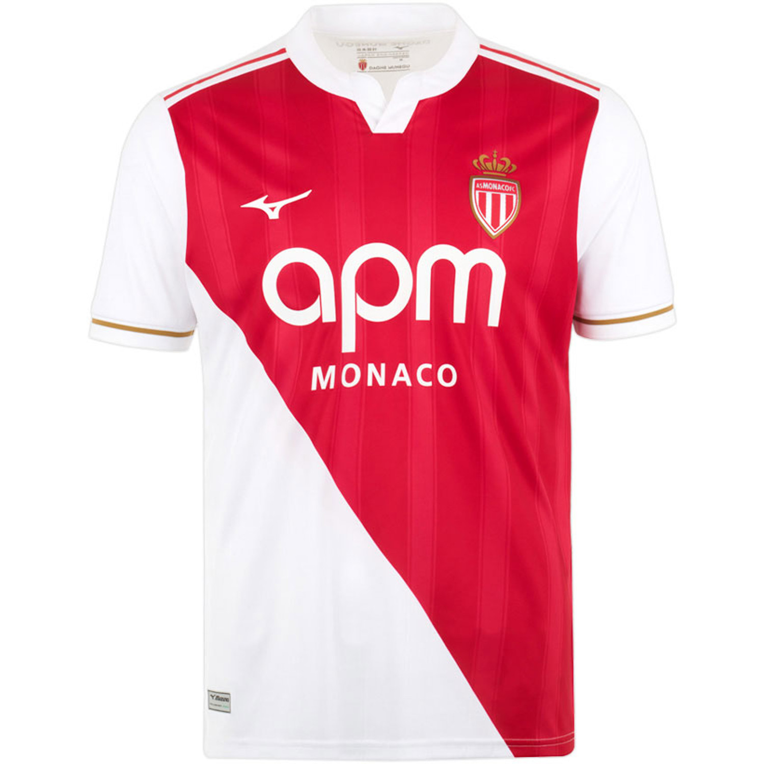Mizuno AS Monaco Thuis Shirt 2025/2026