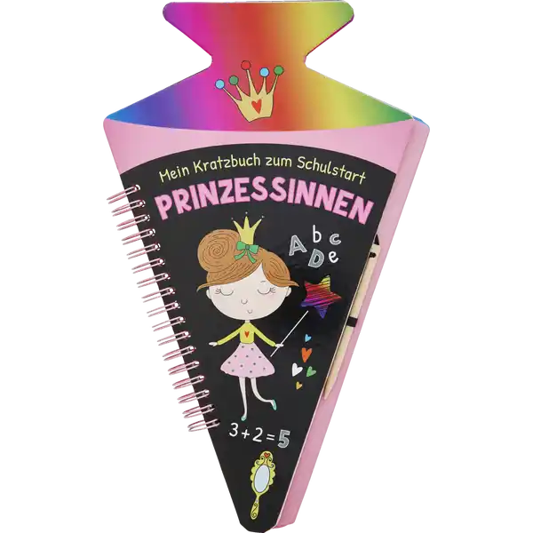 Schultüten Kratzbücher Prinzessin