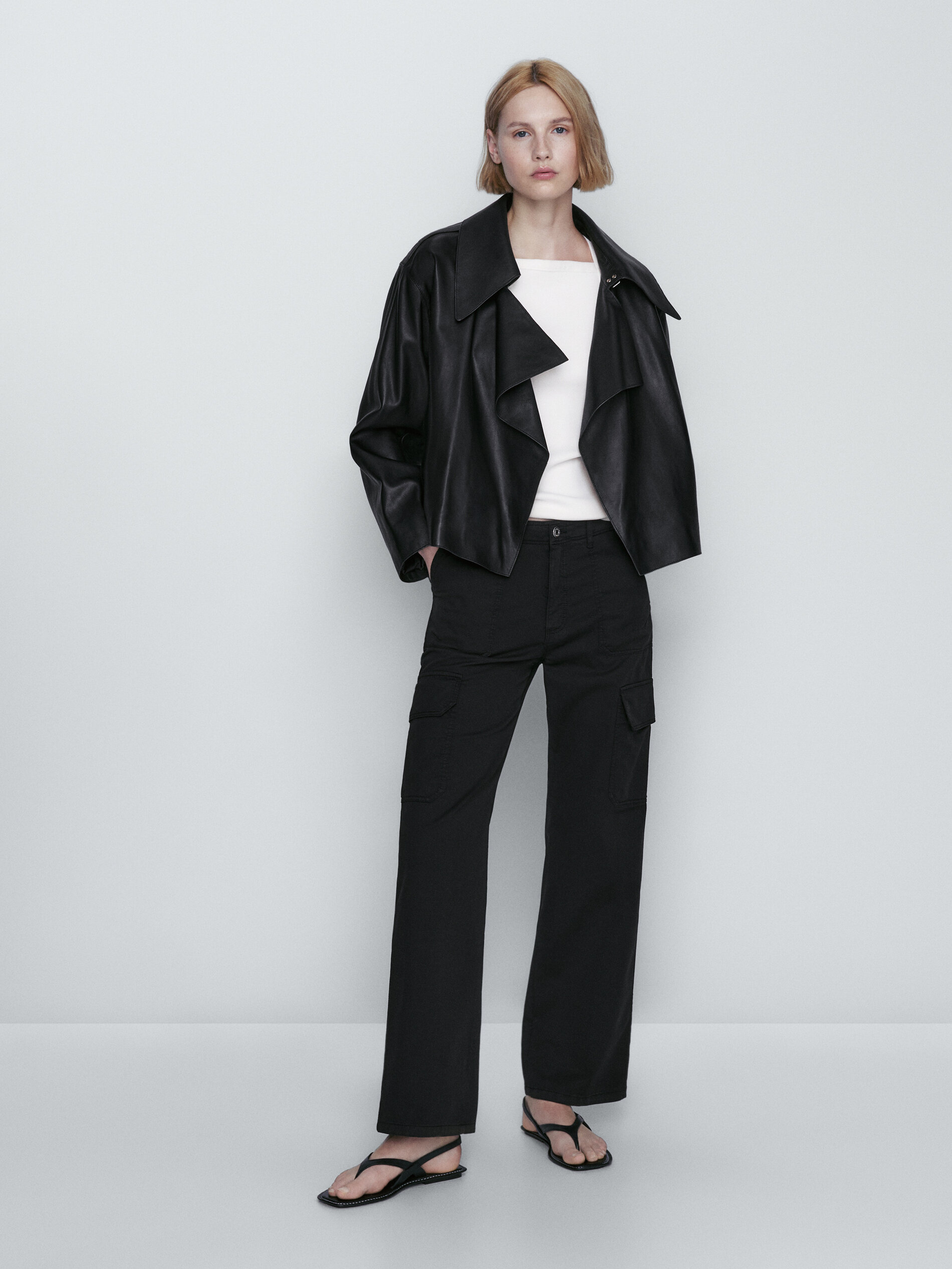 Cabeleireiro napa maxi cuello - PRETO
