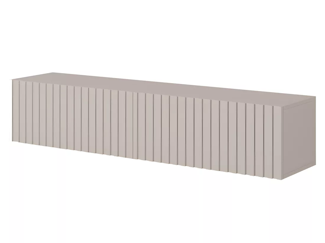 Meuble TV - 140 cm - taupe (gris-beige) - TELIRE