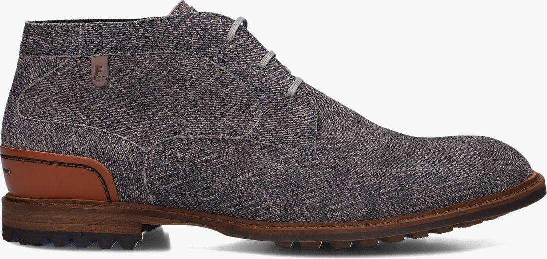 grijze floris van bommel veterschoenen sfm-50159 crepi