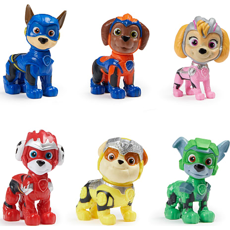 Paw Patrol Mighty Movie figurer 6-pak