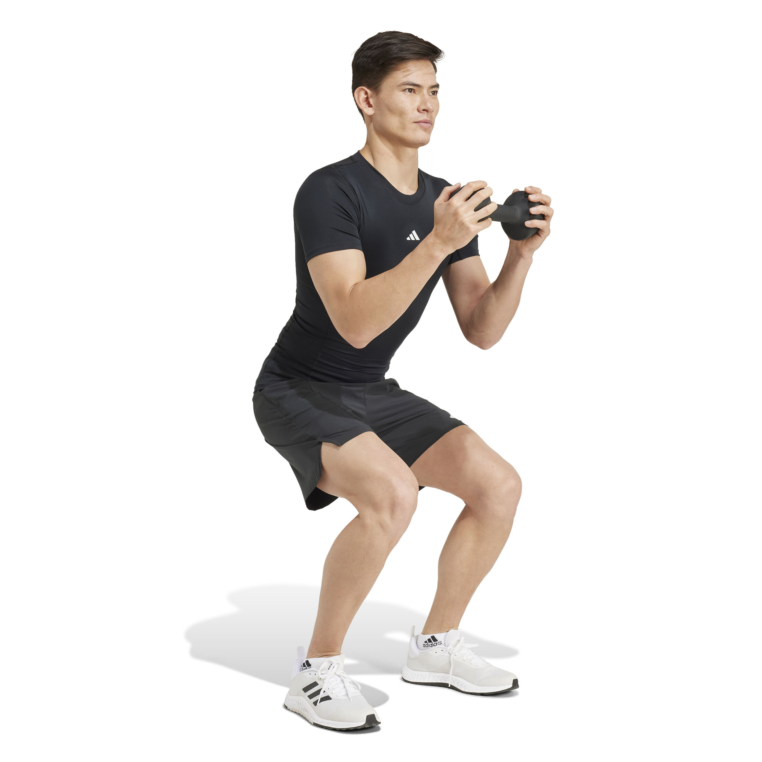 adidas TechFit Compression T-shirt Hommes - Noir