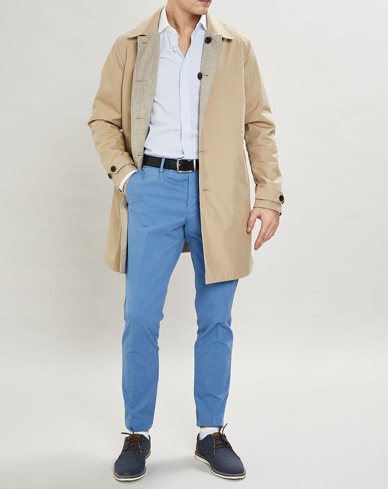 Hackett London Trench réversible beige