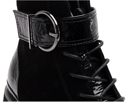 Fugitive boots bottine plates femme krecy noir