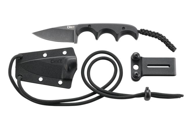 CRKT Survival Knife Drop Point Black Alltagsmesser