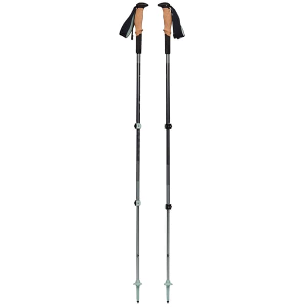 Bâton de randonnée BLACK DIAMOND PURSUIT SHOCK TREKKING POLES STEEL STEEL GREY-FOAM GREEN