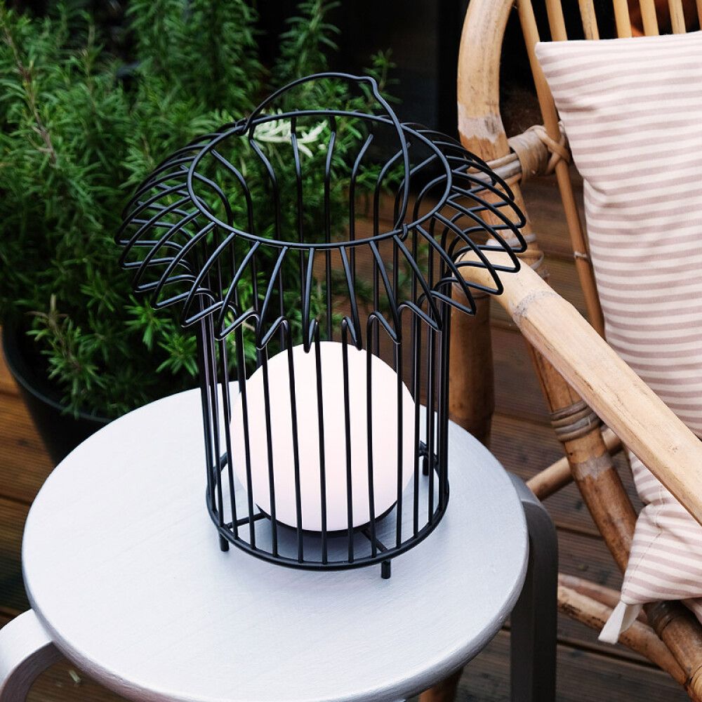 SOLCELLELAMPE DYBERG LARSEN BASKET SVART
