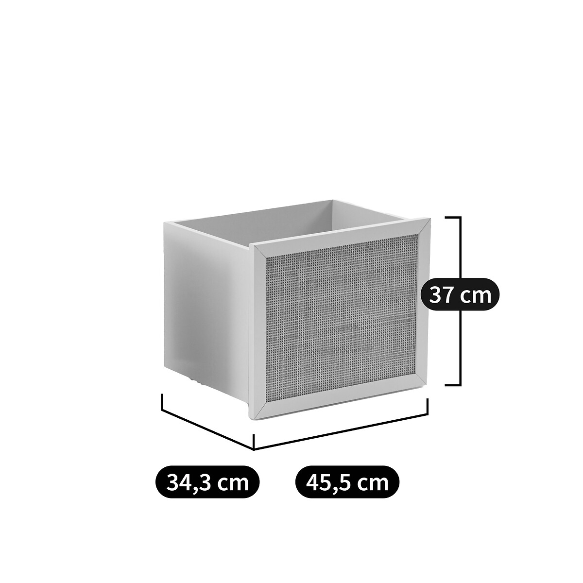 LA REDOUTE INTERIEURS<br>Conjunto de 2 armários com rodízios, Vova
