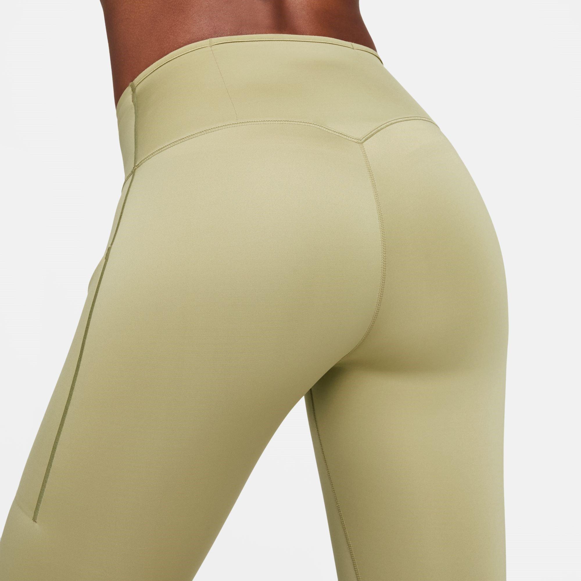 Nike Dri FIT Go Womens Firm Support Mid Rise 7 8 Leggings with Pockets