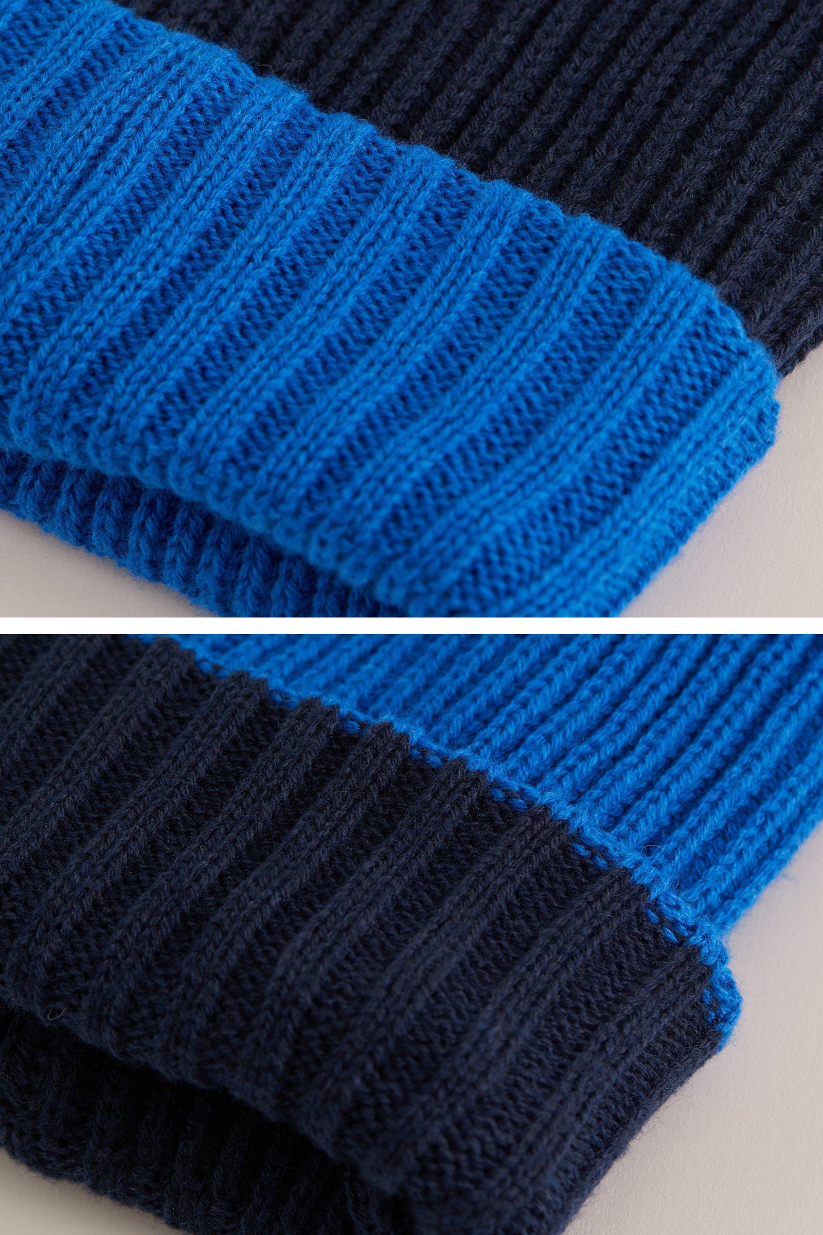 Jongens Reversible beanie Blue Ridge Blauw
