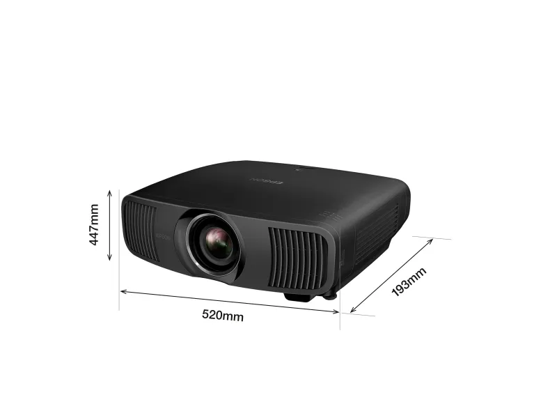 Epson EH-LS12000B - 3LCD-projektor - 2700 lumen (hvid) - 2700 lumen (farve) - 4K - 16:9 - 4K - LAN - sort