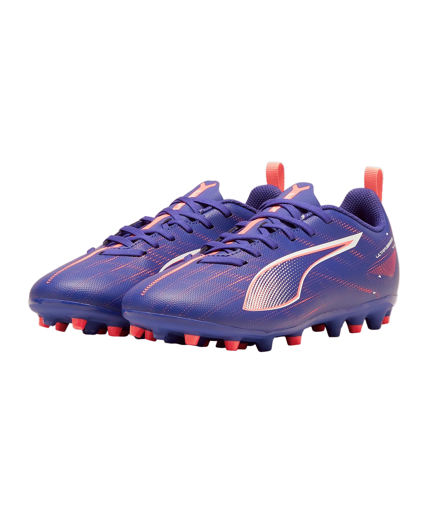 PUMA ULTRA 5 Play MG Formula Jr Kids Lila Weiss F01