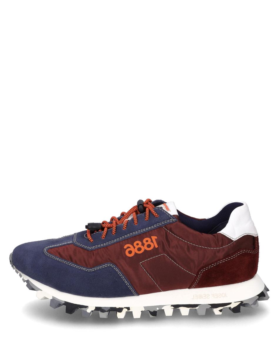 Sneaker Clyde 01, blau-bordeaux