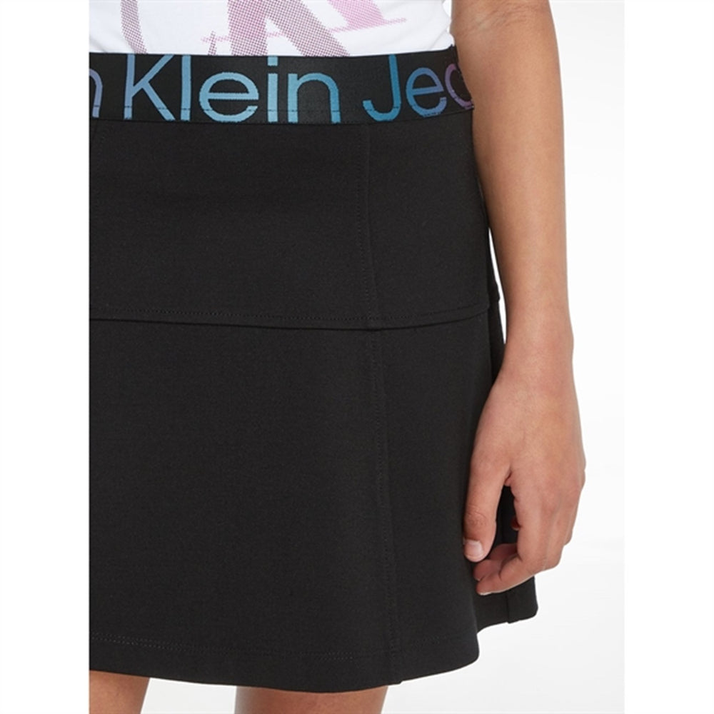 Køb Calvin Klein Punto Tape Nederdel Ck Black