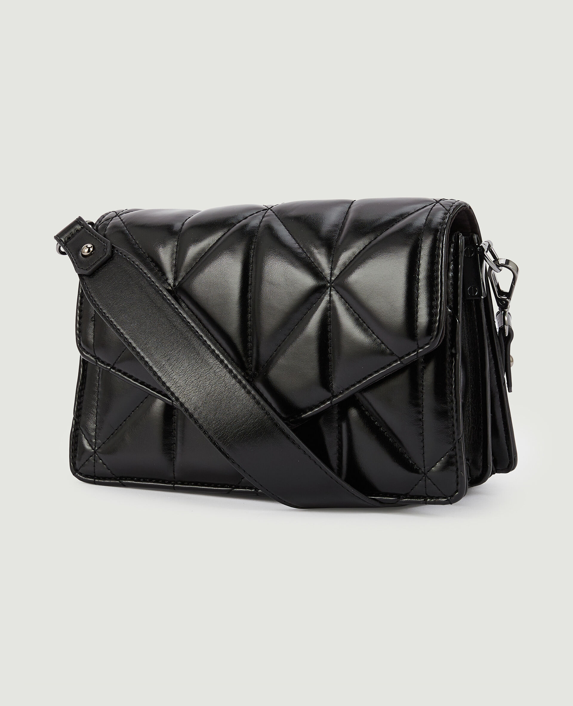 Sac boxy matelassé - Noir