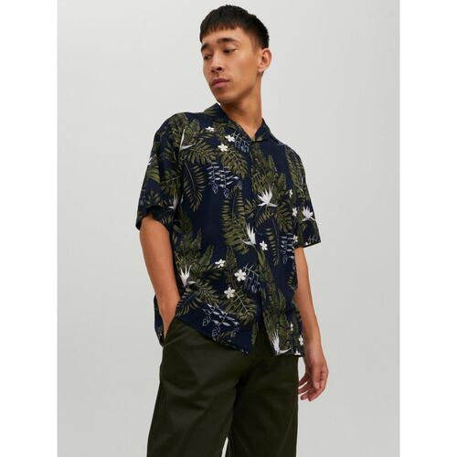 Jack & Jones - 12202240 BLATROPIC-PERFECT NAVY Azul
