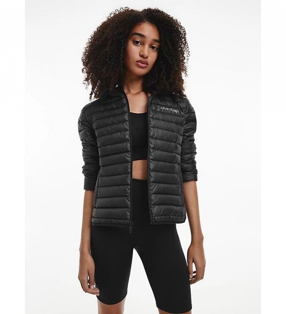 Jaqueta acolchoada Calvin Klein PW preta