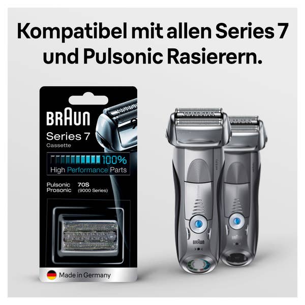 Braun Series 7 70S Elektrischer Rasierer Scherkopfkassette - Silber