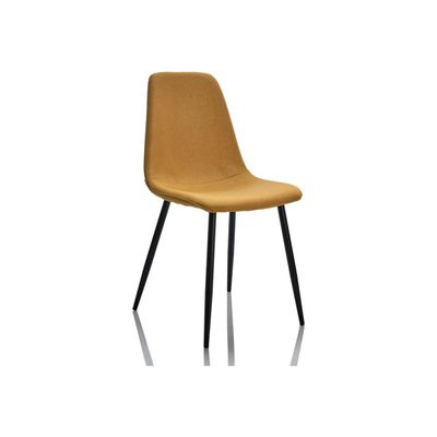 Burocean Chiara - Chaise - visiteur - polyester - jaune curry