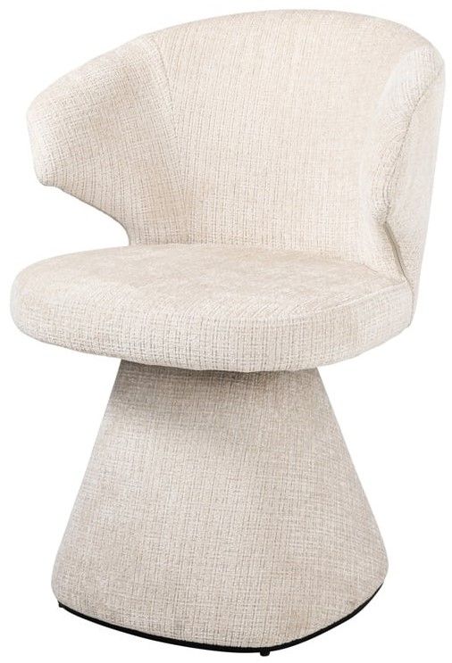 Eetkamerstoel S4748 Beige Chenille Gatsbi B60 x D60 x H82 cm