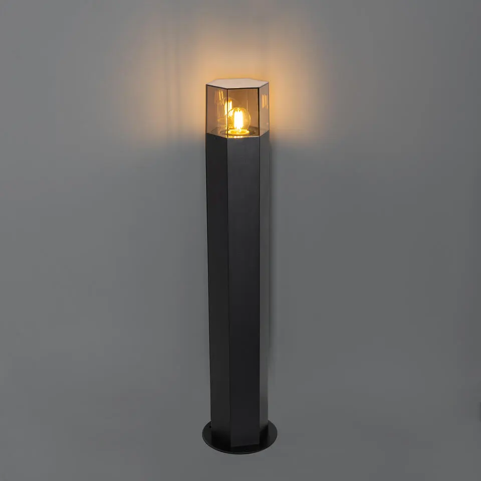 Qazqa staande buitenlampen denmark zwart e27