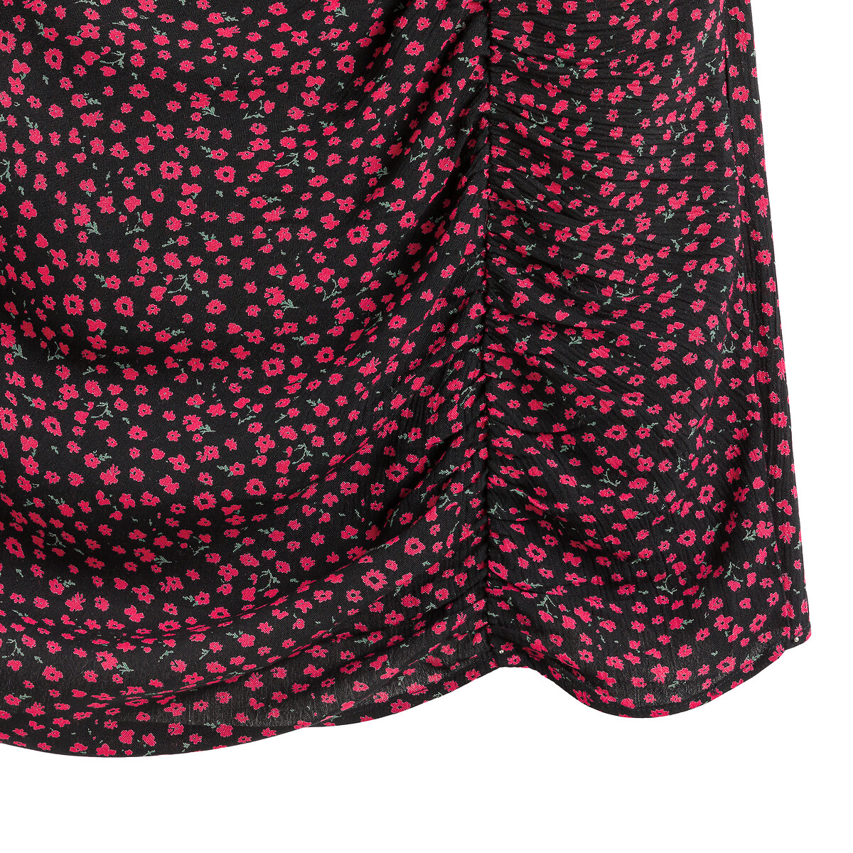 COLEÇÕES LA REDOUTE<br>Saia curta e fluida, estampa floral