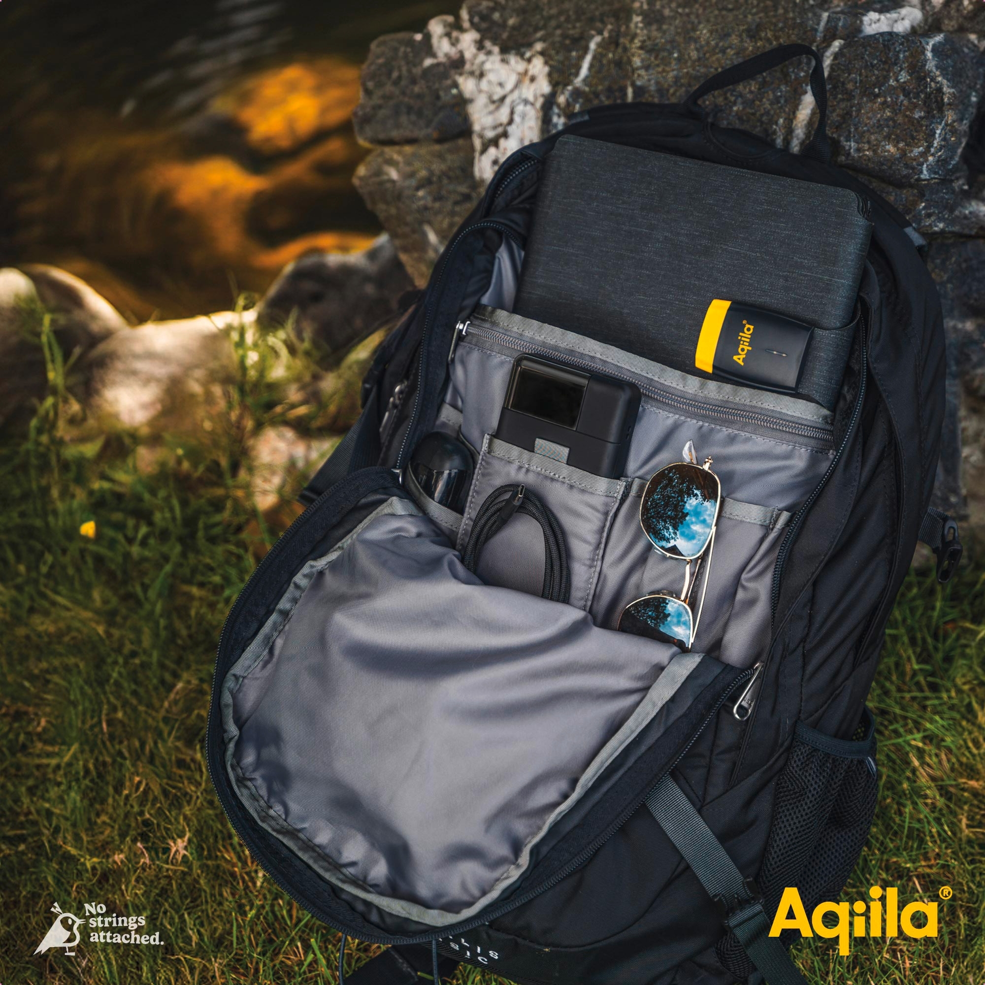 Aqiila Powerbird Powerbank 20 W 10000 mAh schwarz