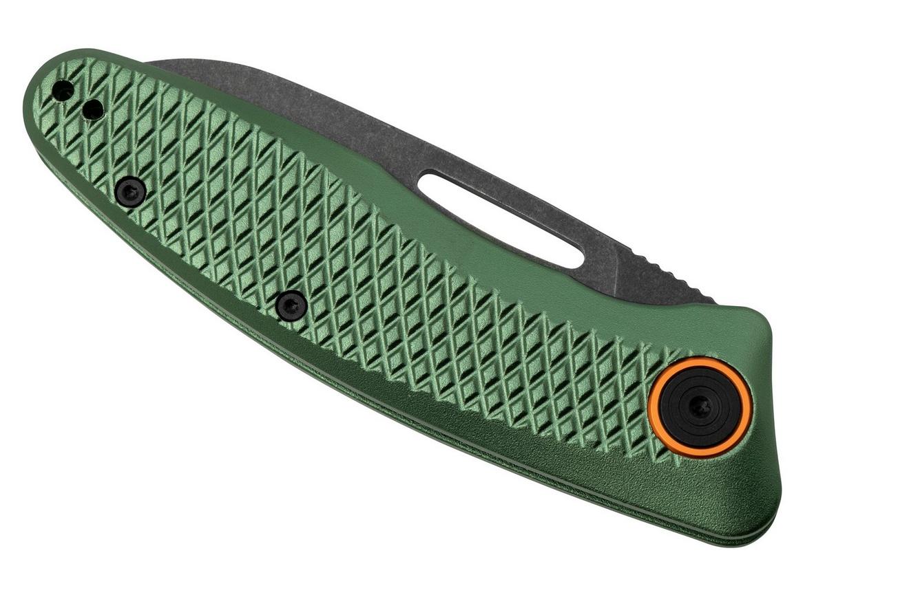 Black Fox Feresa BF-762OD Blackwashed D2, OD Green Aluminium, zakmes