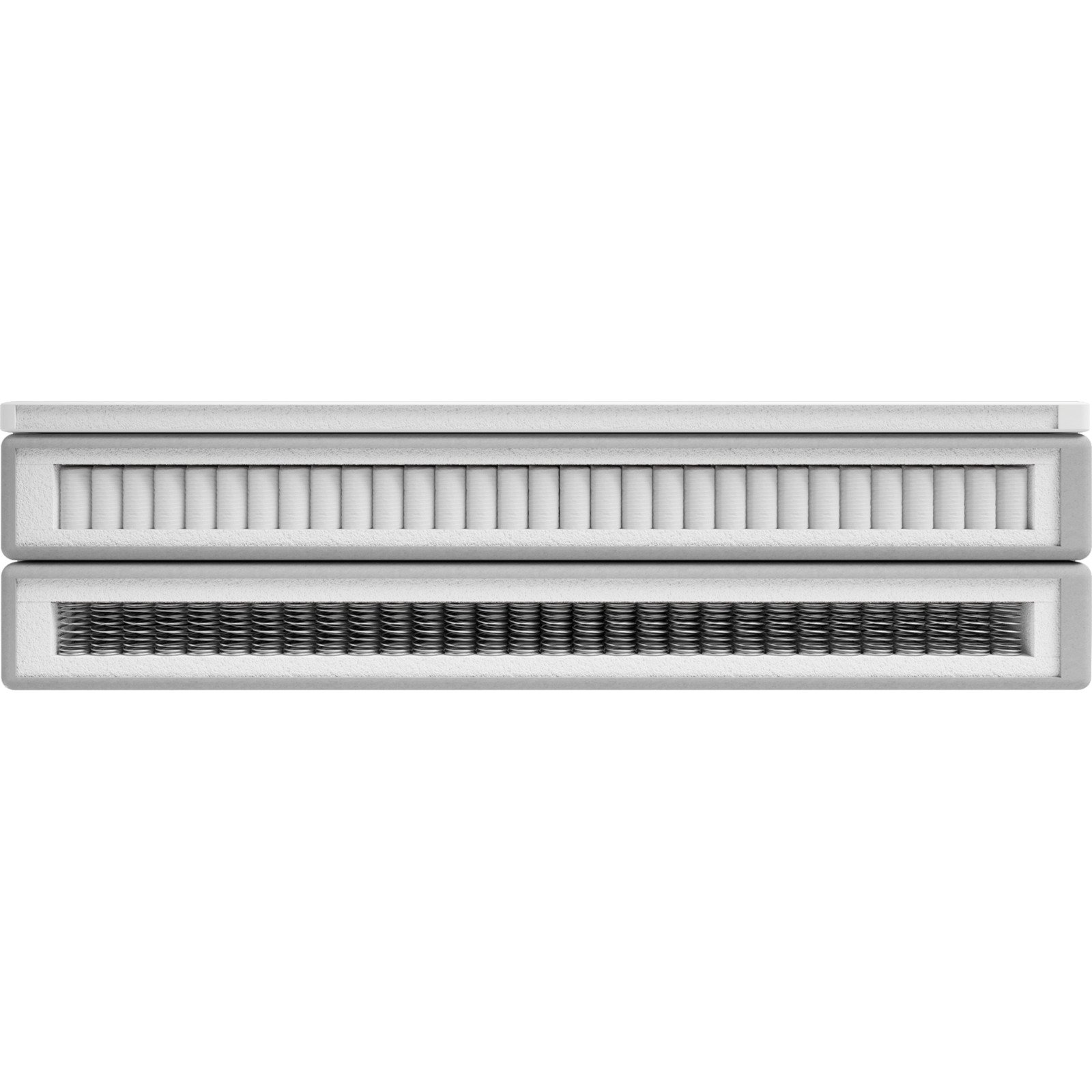 Boxspringbett Samira Stoff grau